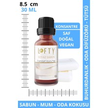 Lofty Beyaz Sabun  Uçucu Yağ  Buhurdanlık Esansı Konsantre Oda Kokusu  Esans Buhur Yağı 30ML