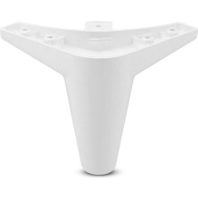 Azm Hırdavat Wetra Mini Ayak Beyaz 8 cm