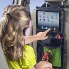 Ankaflex Araba Araç Içi Oto Koltuk Arkası Şeffaf Koruyucu Kılıf Tablet Tutucu Stand Araç Içi Düzenleyici