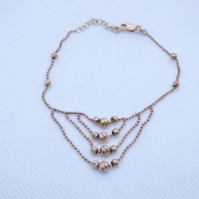 Motif Silver Rose Dorika Toplu Gümüş Bileklik