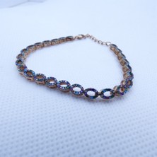 Motif Silver Renkli Sıralı Gümüş Bileklik