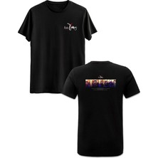 Fate /zero Anime Ön Arka Baskılı Siyah Tshirt