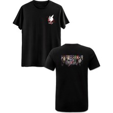 Akame Ga Kill Anime Siyah Ön Arka Tshirt