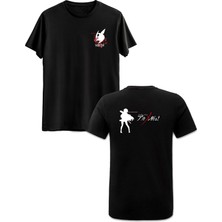 Akame Ga Kill Anime Siyah Ön Arka Tshirt