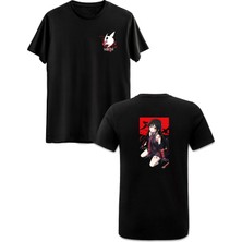Akame Ga Kill Anime Siyah Ön Arka Tshirt