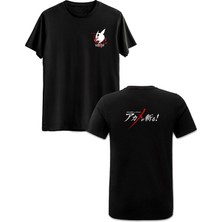 Akame Ga Kill Anime Siyah Ön Arka Tshirt