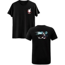 Akame Ga Kill Anime Siyah Ön Arka Tshirt