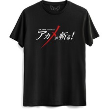 Akame Ga Kill Anime Siyah Tshirt