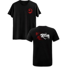 Devilman Crybaby Ön Arka Baskılı Anime Siyah Tshirt