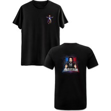Jhon Wick Ön Arka Baskılı Siyah Tshirt