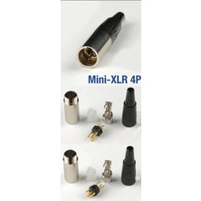 4 Pin Mini Xlr Erkek