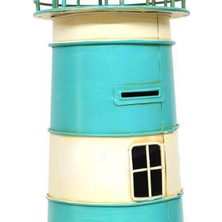 Himarry Dekoratif Metal Deniz Feneri Kumbara Vintage Biblo Hediyelik