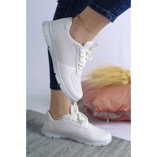 Oksit Lidia Nefes Alabilen Fileli Kadın Sneaker