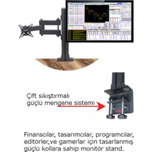 Serend 27" Yükseklik Ayarlı Monitör Stand