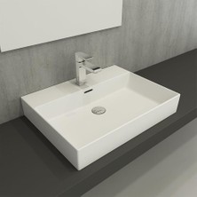 Bocchi Milano Lavabo 60 Cm Mat Beyaz 1376-002-0126
