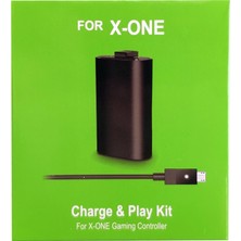 Xbox One Şarj Kiti Xbox One Play & Charge Kit Gamepad Batarya Şarj