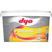 Dyo Dinamik Silikonlu Ipek Mat Iç Cephe Boyası 2,5lt #tümrenkler#