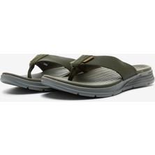 Skechers GO CONSİSTENT SANDAL-SYNTHWAV Erkek Yeşil Parmak Arası Terlik - 229035 OLV