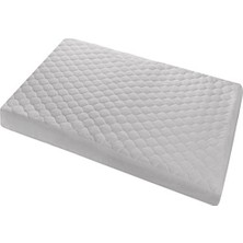 Coronel Yatak 70X130X10 cm Alezli Sıvı Geçirmez Fermuarlı Sünger Bebek Yatak