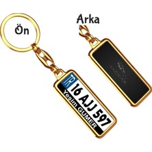 Hediye Zengini Kişiye Özel Jaguar Fiber Logo Tema Plaka Anahtarlık