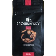 Brownberry Kenya Arabica Aa Top Aroma Kavrulmuş Kahve Standart Kavrum (Full City Roast) -250 gr