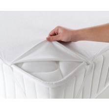 Coronel Yatak 210 x 200 cm Lastikli Yatak Koruyucu Sıvı Geçirmez Havlu Alez