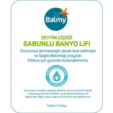 Balmy Zeytin Çiçeği Sabunlu Banyo Lifi 2'li