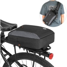 Top Sport 2-In-1 Bisiklet Trunk Çanta Casual Göğüs Sling Paketi (Yurt Dışından)