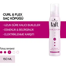 Taft Curl & Flex Köpük 150Ml X 2 Adet