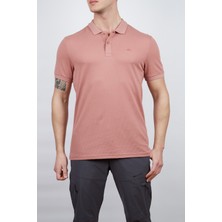 Alpinist Roc Erkek Polo T-Shirt Gül Kurusu