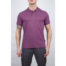 Alpinist Stratus Erkek Polo T-Shirt Mürdüm