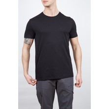 Alpinist Albino Basic T-Shirt Siyah