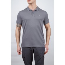 Alpinist Roc Erkek Polo T-Shirt Antrasit