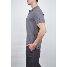 Alpinist Roc Erkek Polo T-Shirt Antrasit