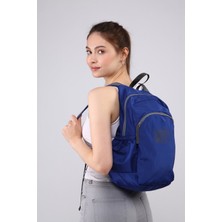 Morpelikan Paraşüt Kumaş Mavi Kadın Sırt Çantası