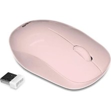 Preo Ergonomik Pastel Kablosuz Sessiz Mouse Pembe M19