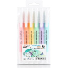 Vox Çift Taraflı Fosforlu Kalem 6'lı Pastel Renkler