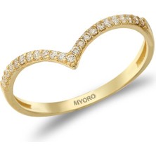 MYOROGOLD 14 Ayar Altın Fantezi Taşlı Yüzük