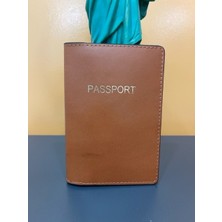 Seyahat Aksesuar Kişiye Özel Deri Pasaport Kılıfı