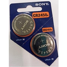 Sony 2 Adet Sony CR2450 2450 Lityum 3 V Düğme Pil Pil