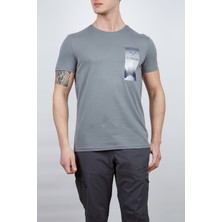 Alpinist Lex Erkek T-Shirt Koyu Gri