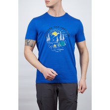 Alpinist Vide Erkek T-Shirt Sax