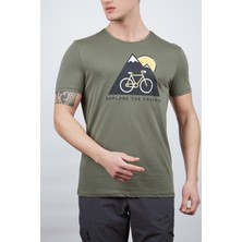 Alpinist Tarius Erkek T-Shirt Açık Haki