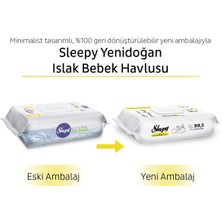 Sleepy Yenidoğan Islak Bebek Havlusu 12X40 (480 Yaprak)