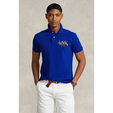 Polo Ralph Lauren Custom Slim Fit Triple Pony Polo Yaka T-Shirt
