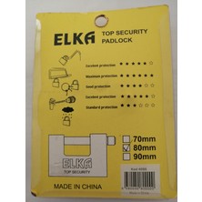 Elka 80 mm Krom Asma Kilit