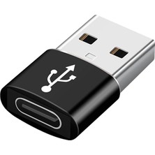 Echoes Alüminyum Alaşım Çok Işlevli 2-In-1 USB USB C Adaptörü Tipi-C USB Standart Siyah (Yurt Dışından)