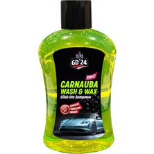 GD24 Carnauba Cilalı Oto Şampuanı (1 Lt) + Mikrofiber Bez + Sünger