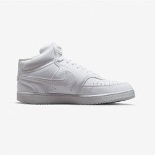 Nike Court Vısıon Mıd Nn Erkek Spor Ayakkabı Beyaz Renk Nefes Alabilir Yapı ile Konforlu