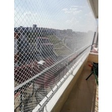 Aca Balkon Filesi 2,5MTX5MT Kuş Kedi Önleme Koruma Ağı